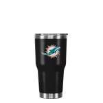FOCO Miami Dolphins NFL Team Logo 30 oz Tumbler - Black