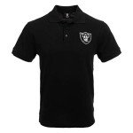 FOCO NFL Las Vegas Raiders Mens Polo Short Sleeve ShirtPolo Short Sleeve Shirt, Casual Color, XXL