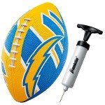 Franklin Sports NFL Los Angeles Chargers Football - Youth Football - Mini 8.5" Rubber Ball - Perfect for Kids - Team Logos and Colors