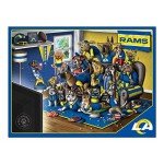 YouTheFan NFL Los Angeles Rams Purebred Fans 500pc Puzzle - A Real Nailbiter