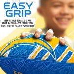 Franklin Sports NFL Los Angeles Chargers Football - Youth Football - Mini 8.5" Rubber Ball - Perfect for Kids - Team Logos and Colors