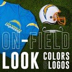 Franklin Sports boys Franklin Sports NFL Los Angeles Chargers Helmet Jersey Set, Team Specific, One Size US