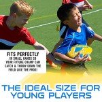 Franklin Sports NFL Los Angeles Chargers Football - Youth Football - Mini 8.5" Rubber Ball - Perfect for Kids - Team Logos and Colors