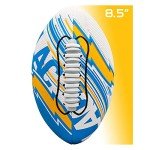 Franklin Sports NFL Los Angeles Chargers Football - Youth Mini Football - 8.5" Junior Size Ball - SPACELACE Easy Grip Texture- Perfect for Kids