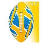 Franklin Sports NFL Los Angeles Chargers Football - Youth Football - Mini 8.5" Rubber Ball - Perfect for Kids - Team Logos and Colors