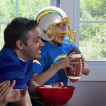 Franklin Sports boys Franklin Sports NFL Los Angeles Chargers Helmet Jersey Set, Team Specific, One Size US