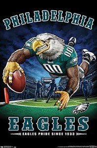 Trends International NFL Philadelphia Eagles - End Zone 17 Wall Poster, 22.375" x 34", Unframed Version