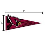 Rico Industries NFL Football Arizona Cardinals Soft Felt Pennant - EZ to Hang - Home Décor (Game Room, Man Cave, Bed Room)