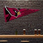 Rico Industries NFL Football Arizona Cardinals Soft Felt Pennant - EZ to Hang - Home Décor (Game Room, Man Cave, Bed Room)