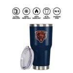 FOCO Chicago Bears NFL Team Logo 30 oz Tumbler - Navy