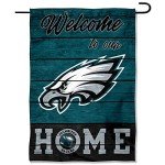 WinCraft Philadelphia Eagles Welcome Home Decorative Garden Flag Double Sided Banner