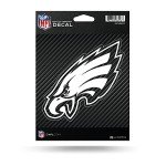 Rico Industries NFL Football Philadelphia Eagles Carbon Fiber 5" x 7" Vinyl Die-Cut Decal - Car/Truck/Home Accessory