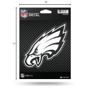 Rico Industries NFL Football Philadelphia Eagles Carbon Fiber 5" x 7" Vinyl Die-Cut Decal - Car/Truck/Home Accessory