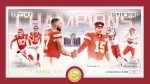 WHZKCYH 2024 American Football Championship Poster For Kids Room Wall Decor-Patrick Mahomes-Chris Jones Posters Canvas Art Print Chiefs Picture For Teen Fans Birthday Christmas Gifts
