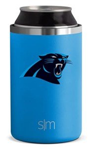 Simple Modern Officially Licensed NFL Carolina Panthers Gifts for Men, Women, Dads, Fathers Day | Insulated Ranger Can Cooler for Standard 12oz Cans - Beer, Seltzer, and Soda