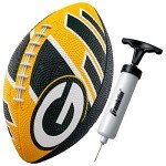 Franklin Sports NFL Green Bay Packers Football - Youth Football - Mini 8.5" Rubber Ball - Perfect for Kids - Team Logos and Colors