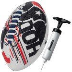 Franklin Sports NFL Houston Texans Football - Youth Mini Football - 8.5" Junior Size Ball - SPACELACE Easy Grip Texture- Perfect for Kids