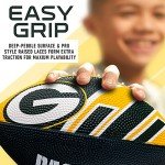 Franklin Sports NFL Green Bay Packers Football - Youth Football - Mini 8.5" Rubber Ball - Perfect for Kids - Team Logos and Colors