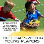 Franklin Sports NFL Green Bay Packers Football - Youth Football - Mini 8.5" Rubber Ball - Perfect for Kids - Team Logos and Colors