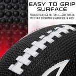 Franklin Sports NFL Houston Texans Football - Kids Foam Football - Soft Junior Size 8.5" Ball with 3D Logos - Perfect for Gameday + Tailgates