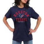 Junk Food Clothing x NFL - Houston Texans - Classic Team Logo - Unisex Adult Short Sleeve Fan T-Shirt for Men and Women - Size Medium