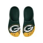 FOCO Green Bay Packers NFL Mens Colorblock Big Logo Clog - L - (11-12)