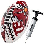 Franklin Sports NFL Tampa Bay Buccaneers Football - Youth Mini Football - 8.5" Junior Size Ball - SPACELACE Easy Grip Texture- Perfect for Kids