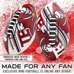 Franklin Sports NFL Tampa Bay Buccaneers Football - Youth Mini Football - 8.5" Junior Size Ball - SPACELACE Easy Grip Texture- Perfect for Kids
