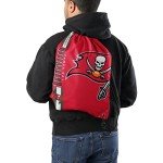 FOCO Tampa Bay Buccaneers NFL Big Logo Drawstring Backpack