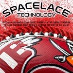 Franklin Sports NFL Tampa Bay Buccaneers Football - Youth Mini Football - 8.5" Junior Size Ball - SPACELACE Easy Grip Texture- Perfect for Kids