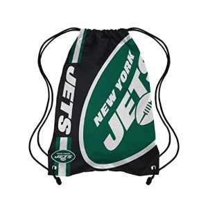 FOCO New York Jets NFL Big Logo Drawstring Backpack