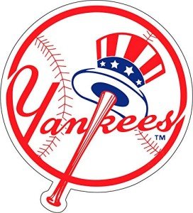 Yankee Sticker (5-Different Sizes) New York Vinyl Decal Circle Logo, Baseball Stickers (6 inch)