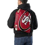 FOCO San Francisco 49ers NFL Big Logo Drawstring Backpack
