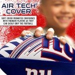 Franklin Sports NFL New York Giants Football - Youth Mini Football - 8.5" Junior Size Ball - SPACELACE Easy Grip Texture- Perfect for Kids