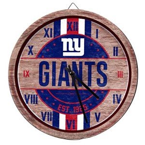 FOCO New York Giants NFL Barrel Wall Clock