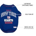 Pets First New York Giants T-Shirt, Small