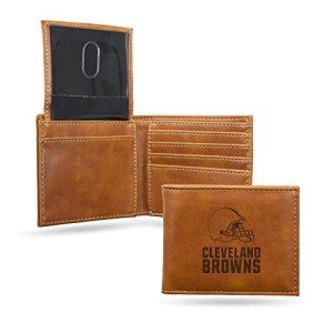 Rico Industries Laser Engraved Billfold Wallet, Cleveland Browns