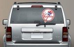 Yankee Sticker (5-Different Sizes) New York Vinyl Decal Circle Logo, Baseball Stickers (6 inch)