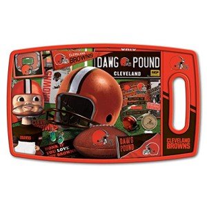 YouTheFan NFL Cleveland Browns Retro Series Cutting Board , Medium