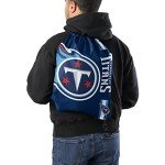FOCO Tennessee Titans NFL Big Logo Drawstring Backpack