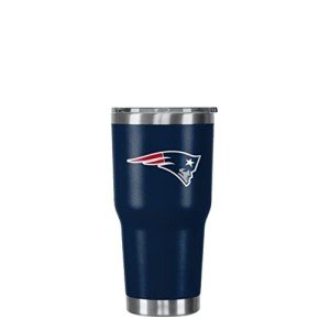 FOCO New England Patriots NFL Team Logo 30 oz Tumbler - Navy