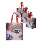 FOCO New England Patriots NFL 4 Pack Reusable Shopping Bags