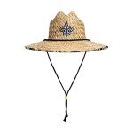 FOCO mens Nfl Team Logo Floral Sun Straw Hat, Team Logo, One Size US