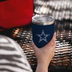 FOCO Dallas Cowboys NFL Team Logo 30 oz Tumbler - Navy