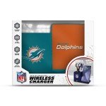 SOAR NFL Wireless Charger and Desktop Organizer, Miami Dolphins