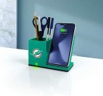 SOAR NFL Wireless Charger and Desktop Organizer, Miami Dolphins