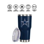 FOCO Dallas Cowboys NFL Team Logo 30 oz Tumbler - Navy