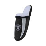 FOCO Las Vegas Raiders NFL Mens Sherpa Slide Slippers - M