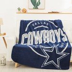 Northwest NFL Dallas Cowboys Unisex-Adult Fleece Throw Blanket, 50" x 60", Campaign