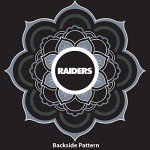 Littlearth Las Vegas Raiders NFL Sheer Caftan with Flower Design